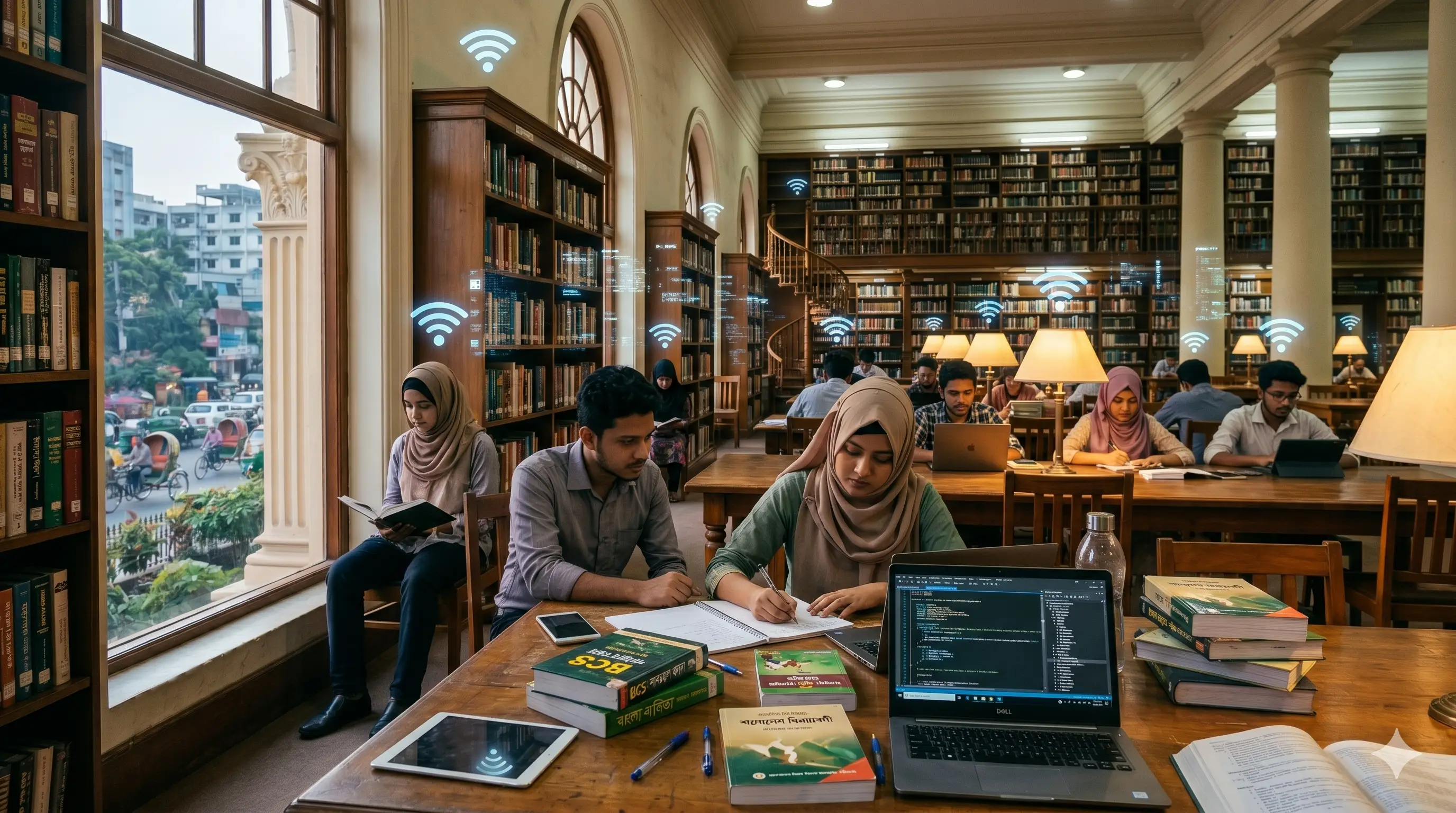 Libraries with Free WiFi in Bangladesh — Where to Study with Internet Access